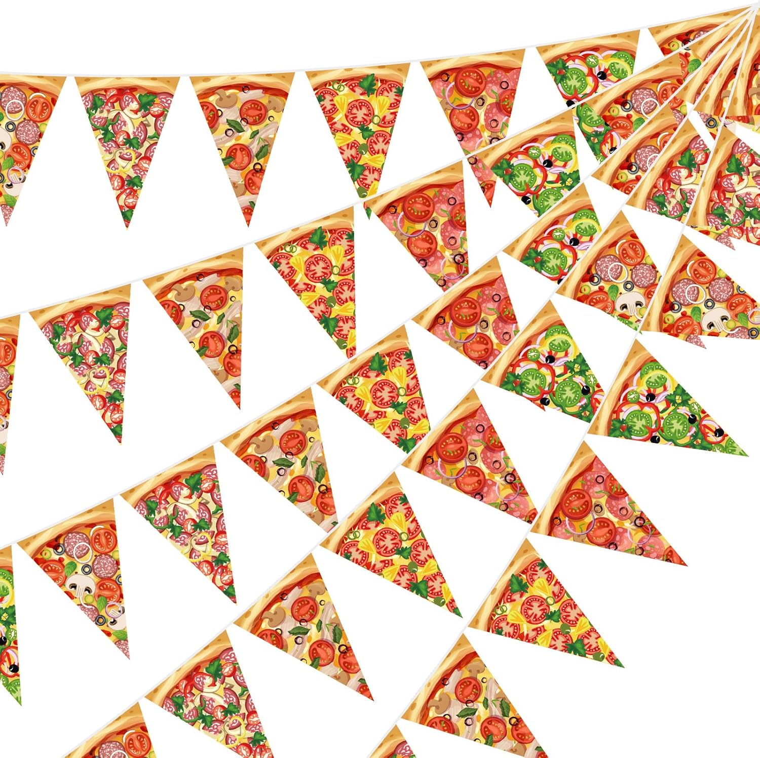 Party Games Night - Pizza Partisi Flama Afişi Pizza Doğum